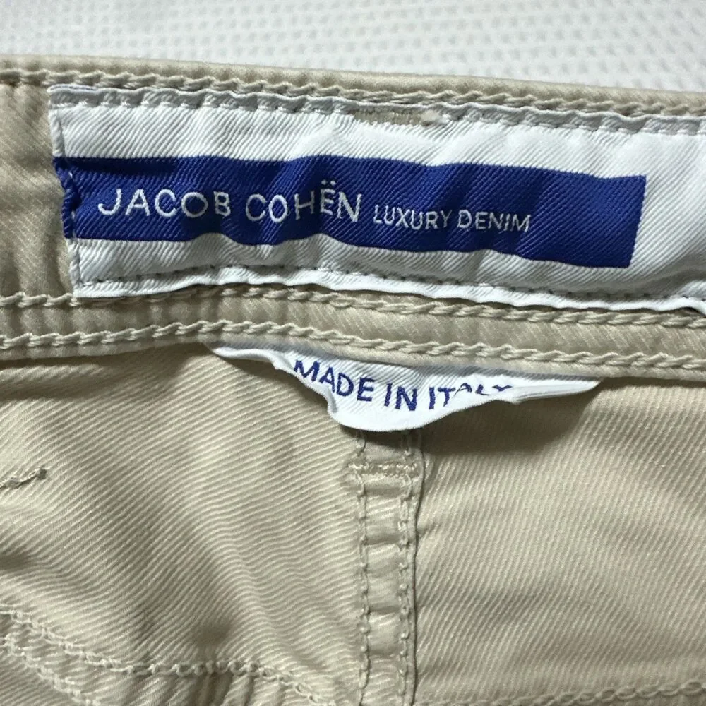 Luxury Jacob Cohen Beige Chino Pants Rare Retro Size 32